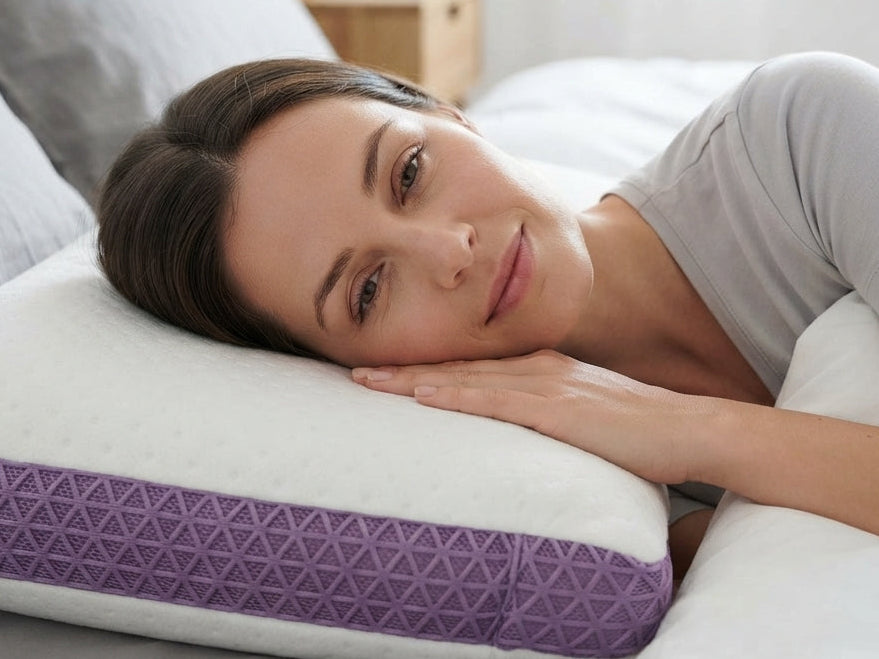 Almofada mais vendida, para todos os tipos de pessoas e idosos conforto para o pescoço, cervical.  Serve para proporcionar um suporte ergonómico e anatómico adaptado à cabeça, pescoço e ombros. O seu formato clássico tradicional combinado com tecnologia de ponta foi concebido para manter a coluna cervical devidamente alinhada com o resto do corpo durante o sono, independentemente da posição em que dorme.