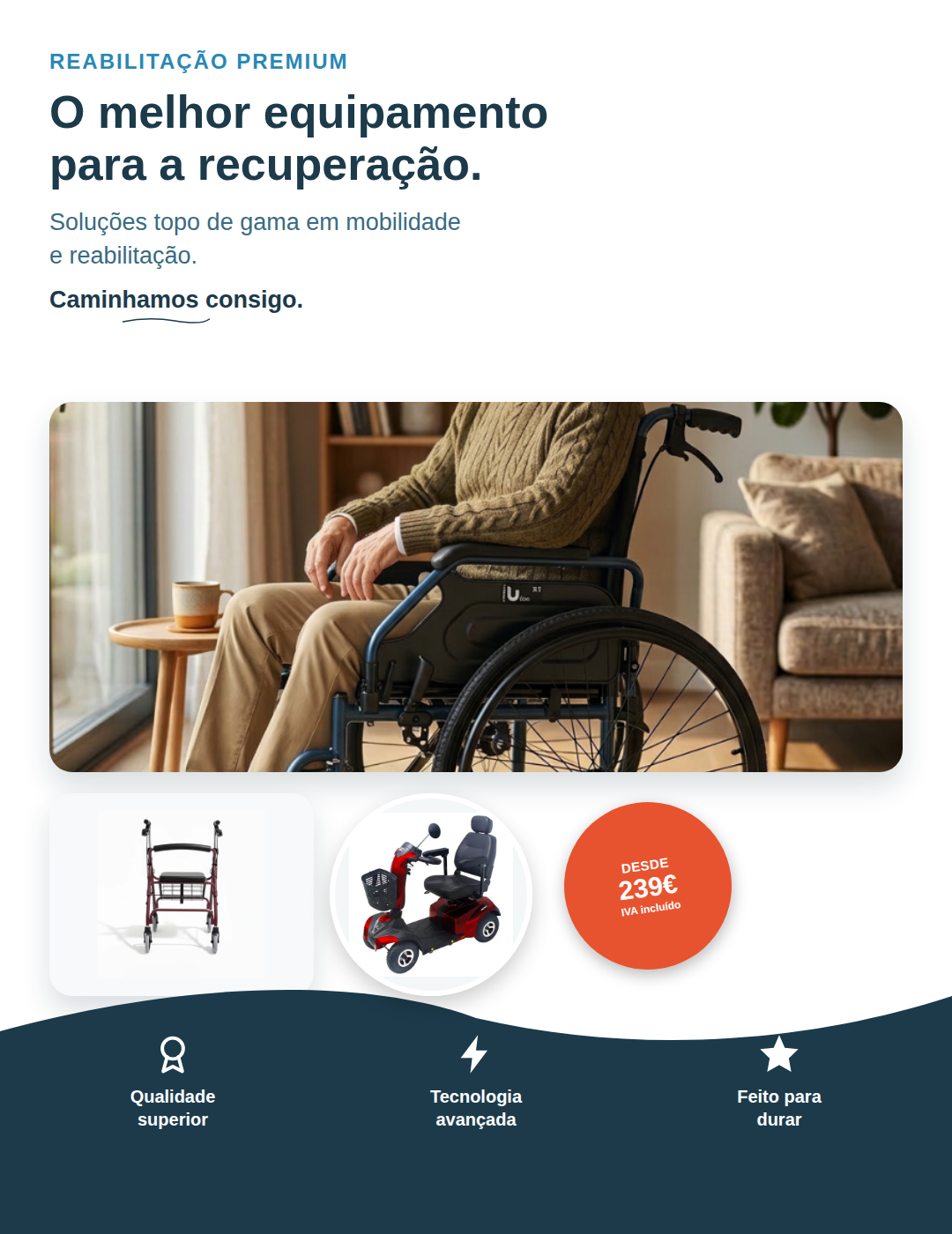 Reabilitação Premium Ortovitalis - equipamento topo de gama para recuperação (mobile)