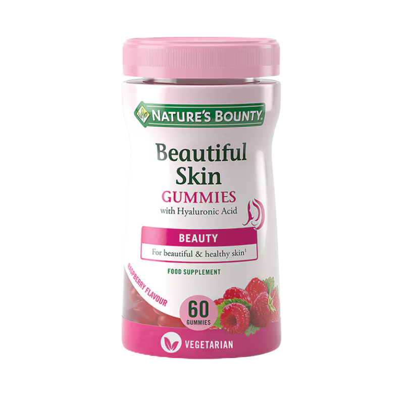 Beautiful Skin Gomas com Ácido Hialurónico - 60 Unidades - Nature's Bounty