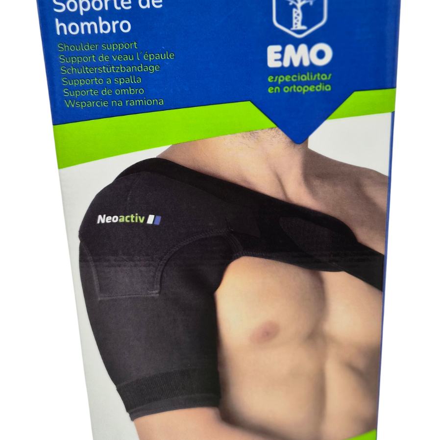 Suporte de Compressão NeoActiv: Estabilidade e Alívio para Ombro e Clavícula.