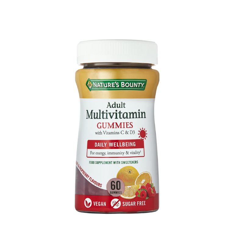 Multivitaminas Vitamina C & D3 para Adultos - 60 Gomas - Nature's Bounty